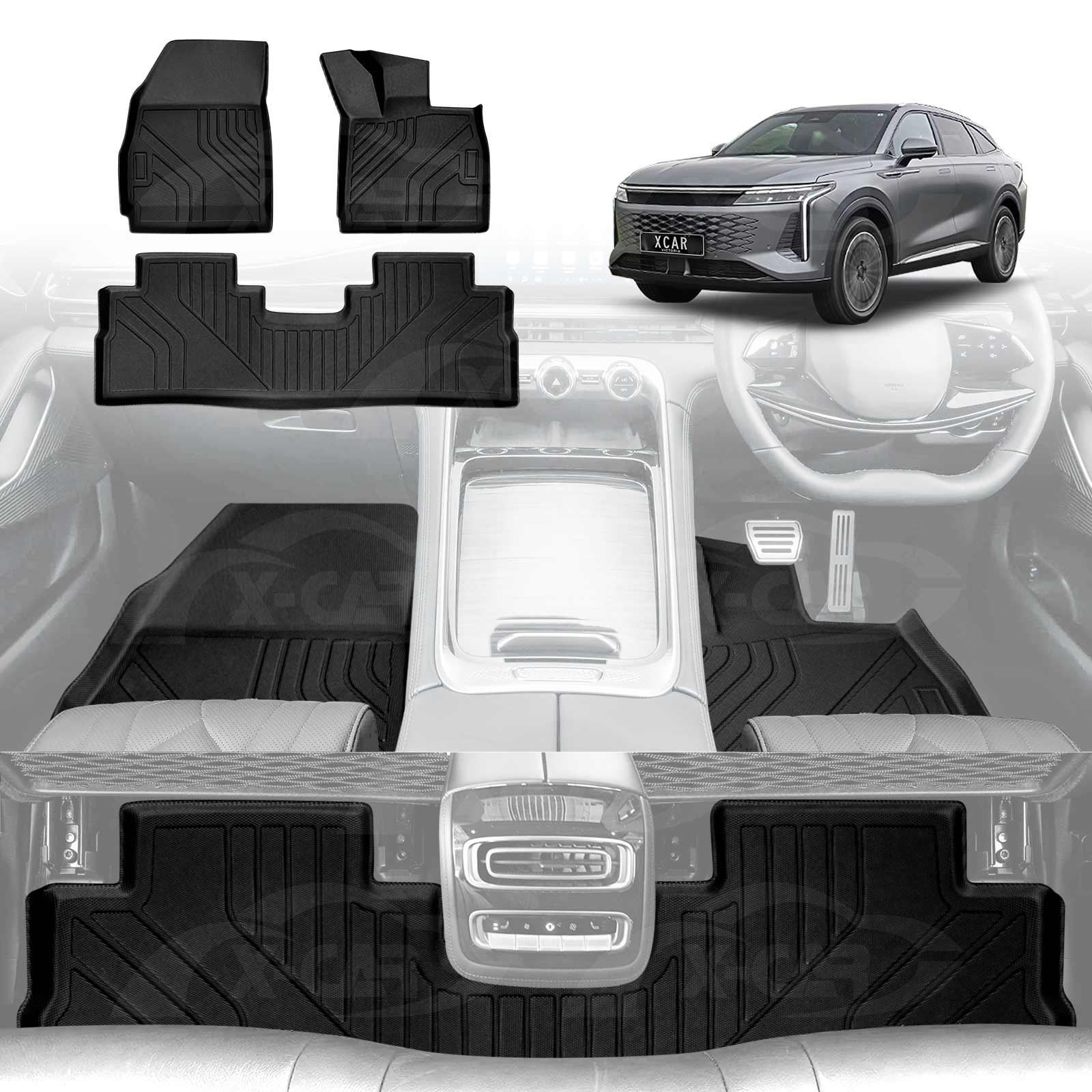 Chery Omoda 9 3D Floor Mats Car Liners | X-CAR