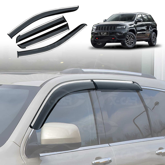 WeatherShields for Jeep Grand Cherokee 2011-2021 Car Weather Shields Wind Deflectors Sun Visors