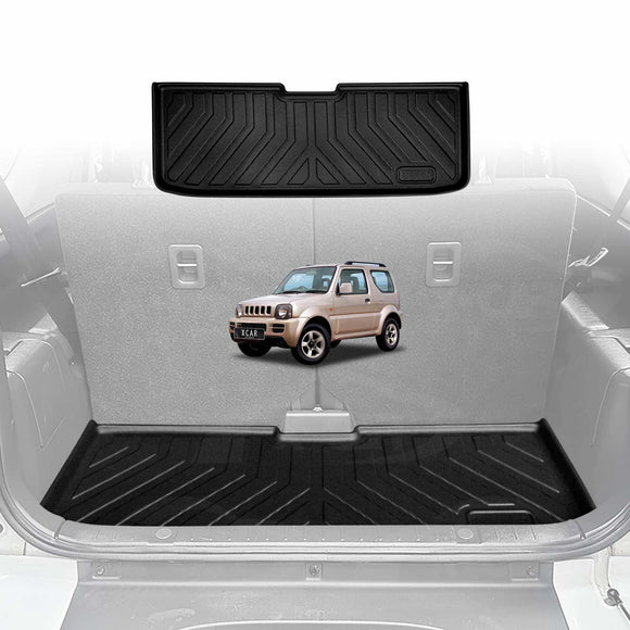 Boot Liner/ Back Seat Protector for Suzuki Jimny 3 Door 1998-2018 All Weather Cargo Mats