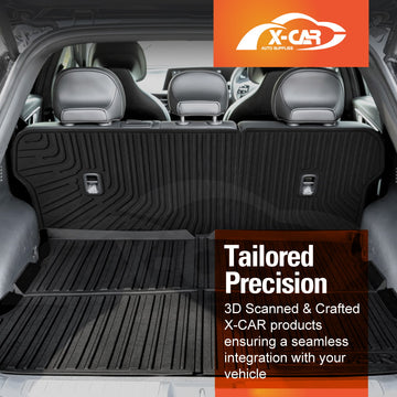 Boot Liner / Back Seat Protectors For Kia EV6 2021-Onwards Trunk Cargo Kick Mat - 0