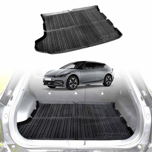 Boot Liner / Back Seat Protectors For Kia EV6 2021-Onwards Trunk Cargo Kick Mat