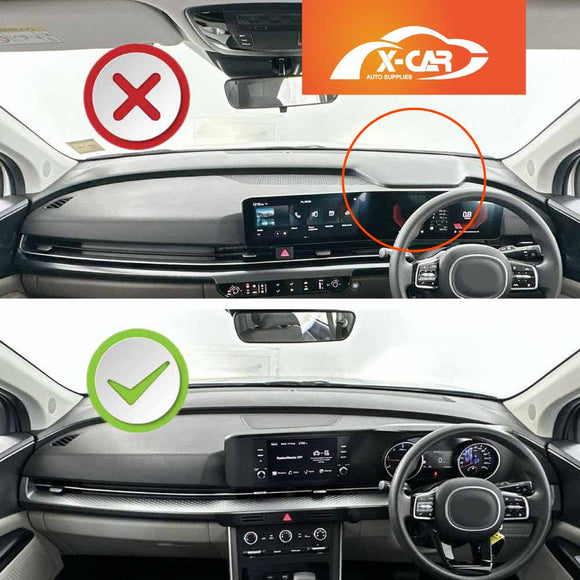 Dash Mats for Kia Carnival KA4 Series 2020-2025 Non-Slip Dashboard Pad Cover