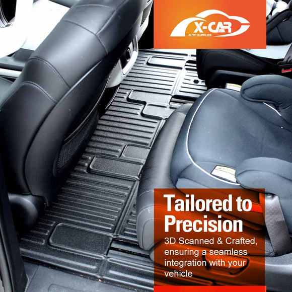 Floor Mats for Kia Carnival KA4 Series 2020-Onwards Heavy Duty All Weather Car Mats