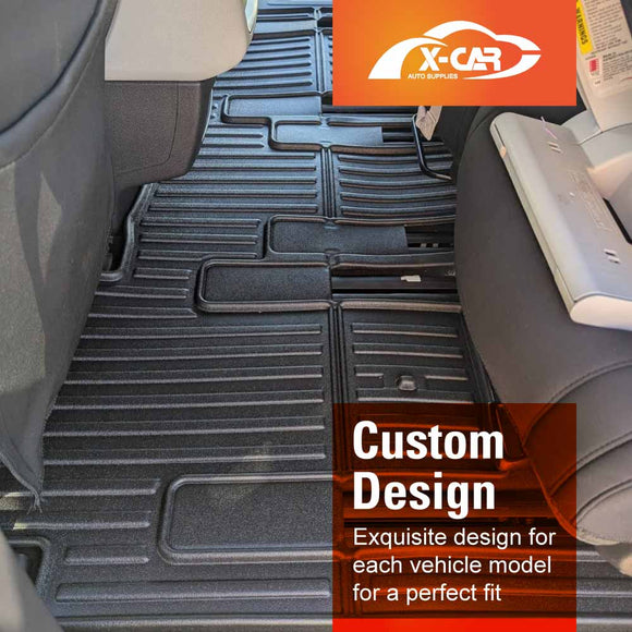 Floor Mats for Kia Carnival KA4 Series 2020-Onwards Heavy Duty All Weather Car Mats