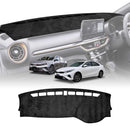 X-CAR Black dashboard cover mat for Kia Cerato 2018–2024 Hatch & Sedan, shown installed on dashboard and displayed as full dash mat piece.