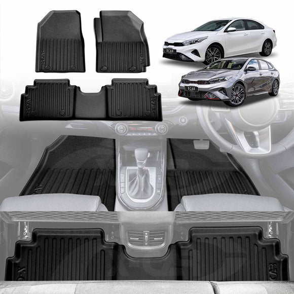 3D Floor Mats for Kia Cerato BD Series 2018-2024 All-Weather Car Liners