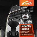 Gear Shift Frame Trim for Kia EV6 2021-Onwards Carbon Fiber Style Center Console Cover Protector Interior Accessories-3