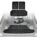 Custom fit rear trunk X-CAR boot liner and cargo floor mat set for KIA EV9, heavy duty waterproof interior protection