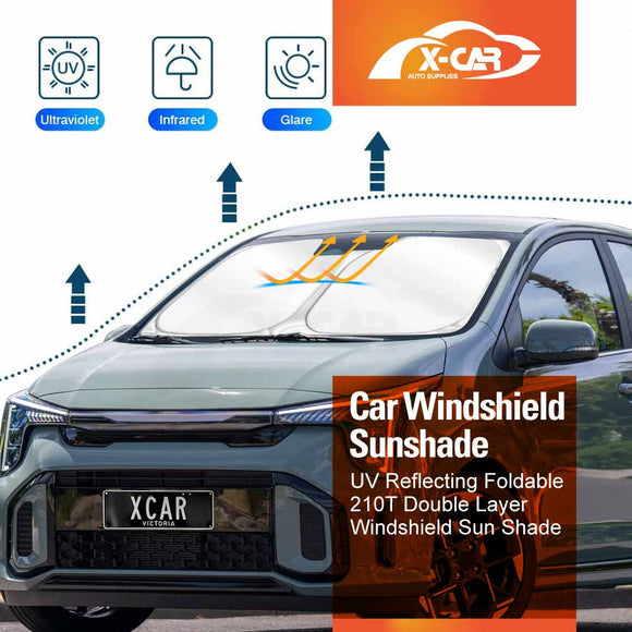 WindScreen  Sun Shade for Kia Picanto 2016-Onwards WindShield Blind