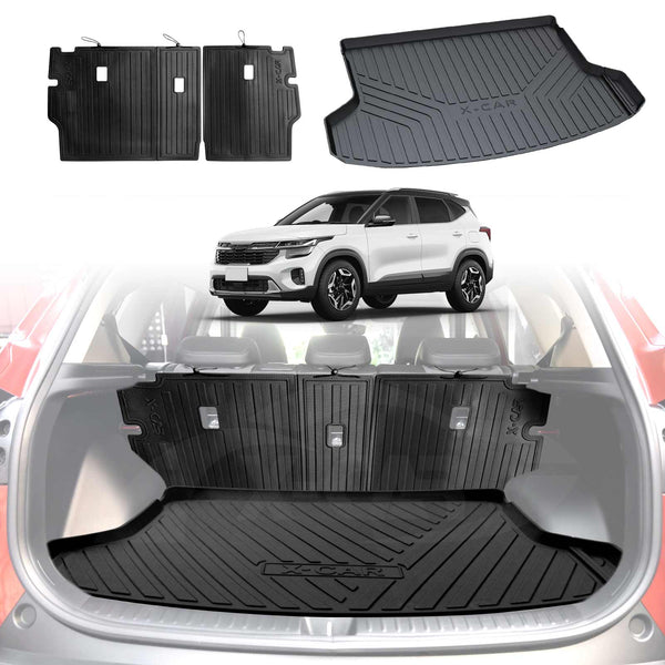 Boot Liner Back Seats Protector for Kia Seltos 2019-2022