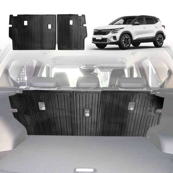 Boot Liner / Back Seat Protector for Kia Seltos 2022-Onwards All-Weather Cargo Mat