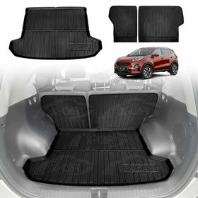 Boot Liner/ Back Seat Protector for Kia Sportage 2015-2022 All Weather Car Mat