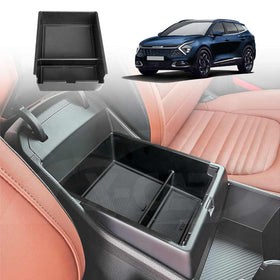 Armrest Organizer Tray for Kia Sportage 2021-2026 Storage Box