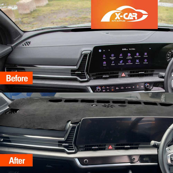 Dash Mat for Kia Sportage NQ5 2021-2025 Microfiber Non-Slip Pad Cover Interior Accessories