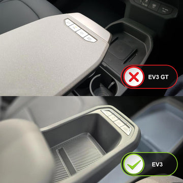 Centre Console Organiser for Kia EV3 2025-Onwards Armrest Tray Storage Box Cup Holder - 0
