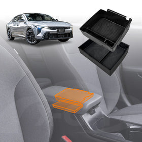 Armrest Organiser for Kia K4 Sedan 2024-Onwards Centre Console Storage Box Interior Accessories