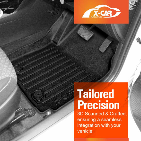 3D Floor Mats for Kia Picanto 2016-Onwards All-Weather Liners