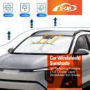 WindScreen Sun Shade for Kia Stonic 2020-Onwards Blocks UV Rays Foldable Custom Wind Screen Sun Visor Protector-10