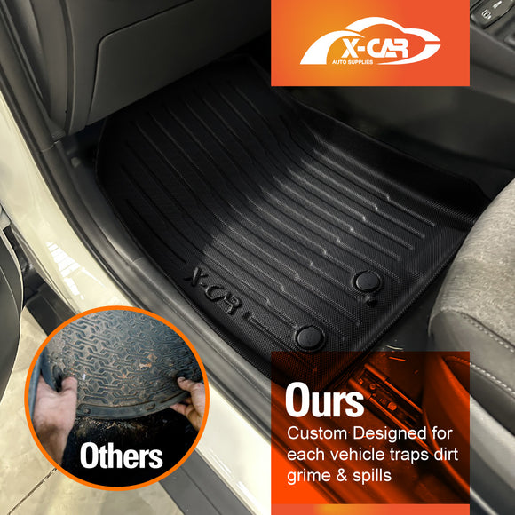 3D Floor Mats for Kia Stonic 2020-2025 All-Weather Car Liners