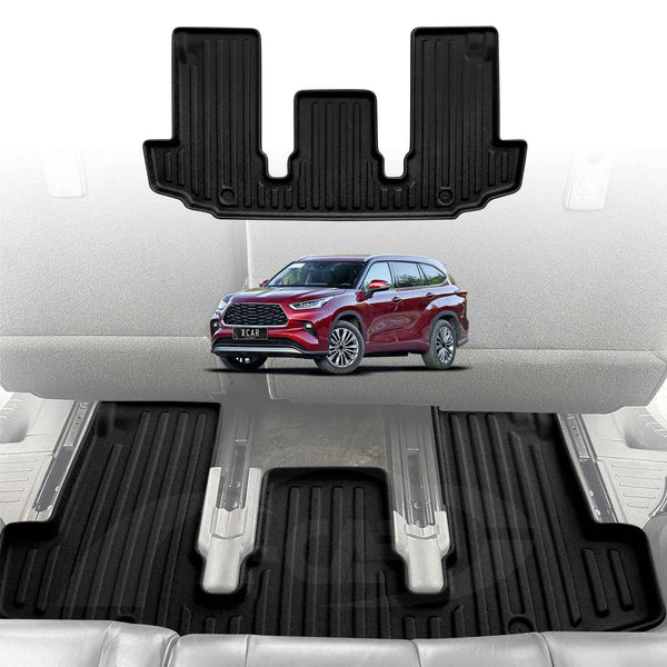 3D Floor Mats For Toyota Kluger 2021-2025 All-Weather Liners