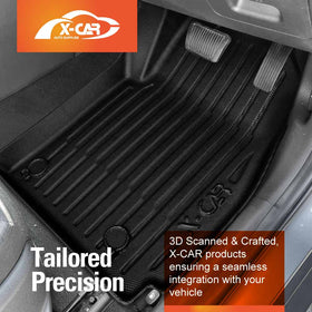 3D Floor Mats for Hyundai Kona Petrol 2017-2023 All-Weather Car Liners - 0