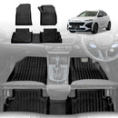 3D Floor Mats for Hyundai Kona Petrol 2017-2023 All-Weather Car Liners-1