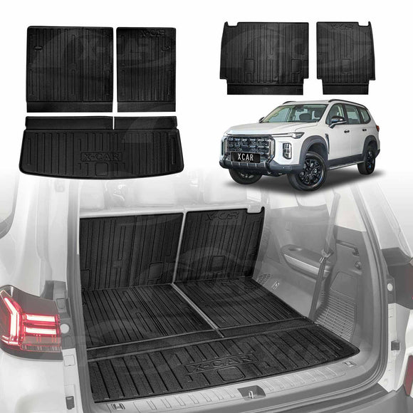 Boot Liner/ Back Seat Protector for LDV D90 2025-Onwards Cargo Trunk Mat Luggage Tray