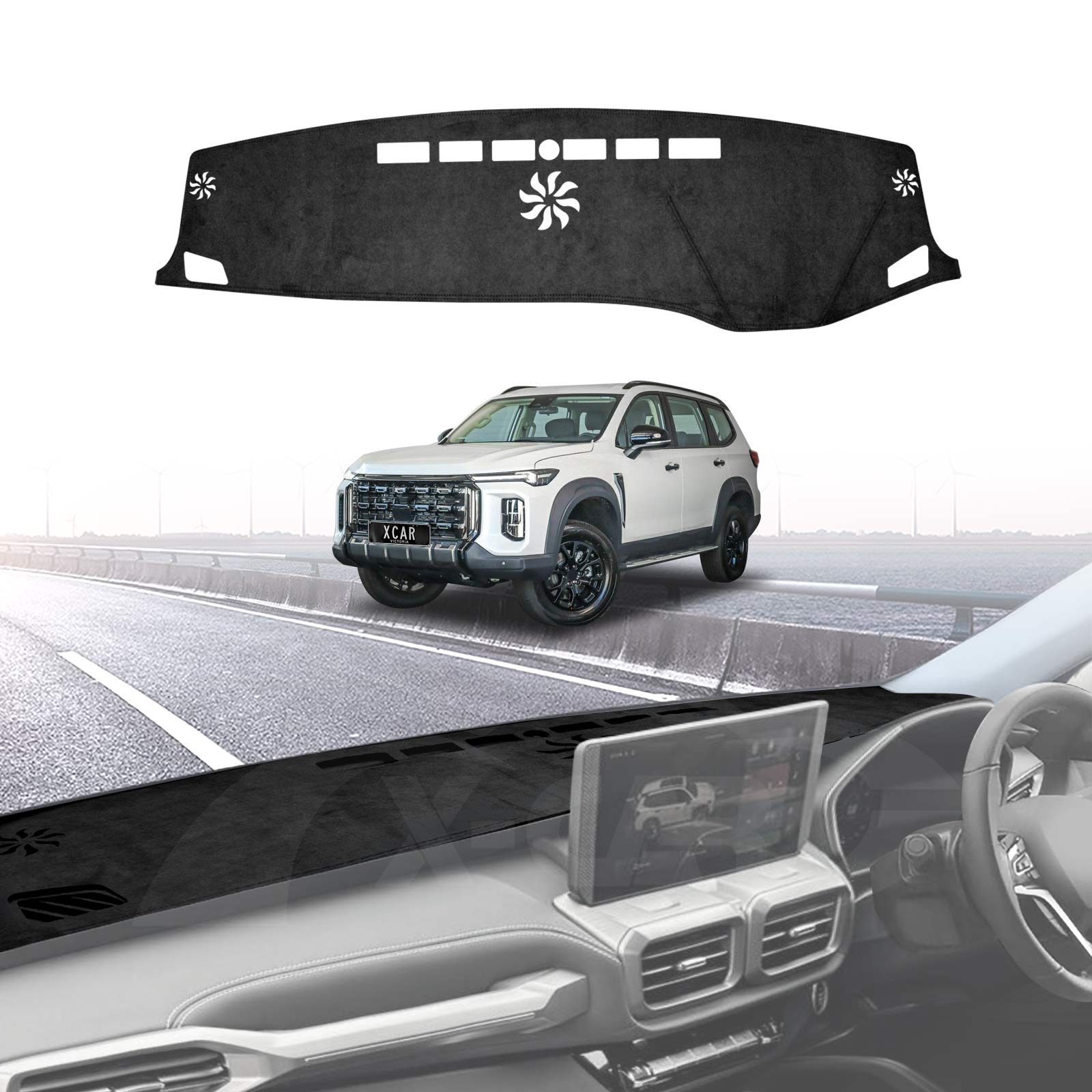 Dash Mat for LDV D90 2025-Onwards Non-Slip Microfiber Pad Cover | X-CAR