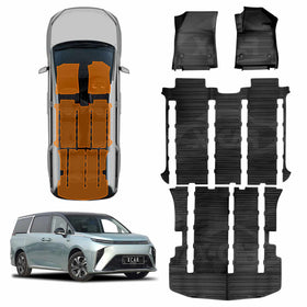 X-CAR 3D all-weather floor mats set for LDV MIFA 9 2022-onwards custom fit car floor liners