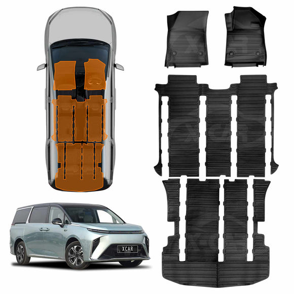 X-CAR 3D all-weather floor mats set for LDV MIFA 9 2022-onwards custom fit car floor liners