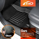 3D Floor Mats for LDV T60 AUTO 2017-Onwards All-Weather Car Liners-4