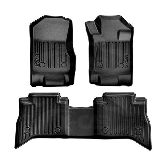 3D Floor Mats for LDV T60 AUTO 2017-Onwards All-Weather Car Liners