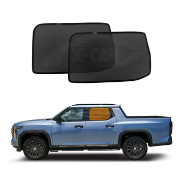 Rear Window Sun Shades for LDV Terron 9 Dual Cab 2025-Onwards Blind Mesh