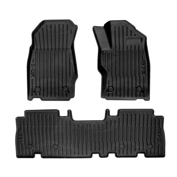 3D Floor Mats for LDV Terron 9 Dual Cab 2025-Onwards All Weather Car Liners