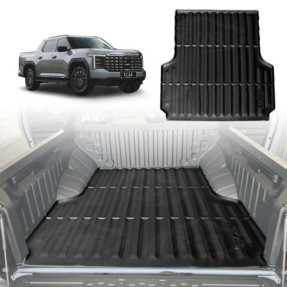 X-CAR LDV Terron 9 Dual Cab 2025-Onwards Tub Liner, heavy-duty all-weather cargo tray protector installed in ute bed with raised edges for maximum protection.