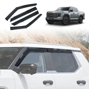 Weathershields for LDV Terron 9 Dual Cab 2025-Onwards Car Weather Shields