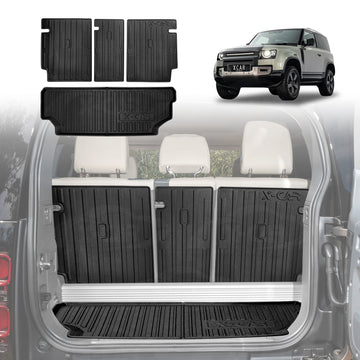 Boot Liner/Back Seat Protector for Land Rover Defender 90 2021-Onwards Cargo Trunk Mat
