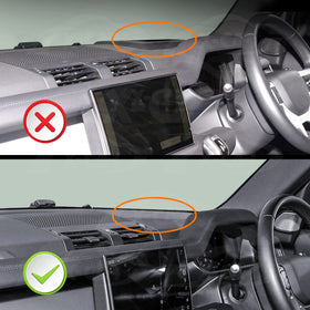 Dash Mat for Land Rover Defender 90 2021-Onwards Non-HUD Non-Slip Microfiber Pad Cover Interior Accessories - 0