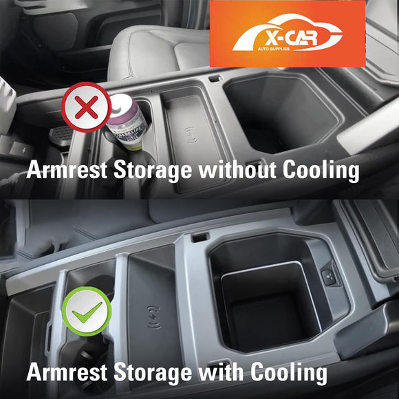 Centre Console Organiser Tray for Land Rover Defender with Cool Box 2020-Onwards Armrest Storage Accessories