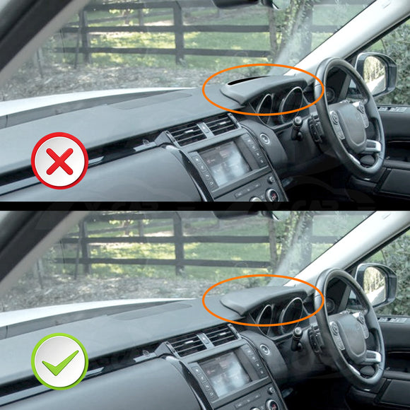 Dash Mat for Land Rover Discovery 5 D5 2017-Onwards Non-HUD Non-Slip Microfiber Pad Cover Interior Accessories