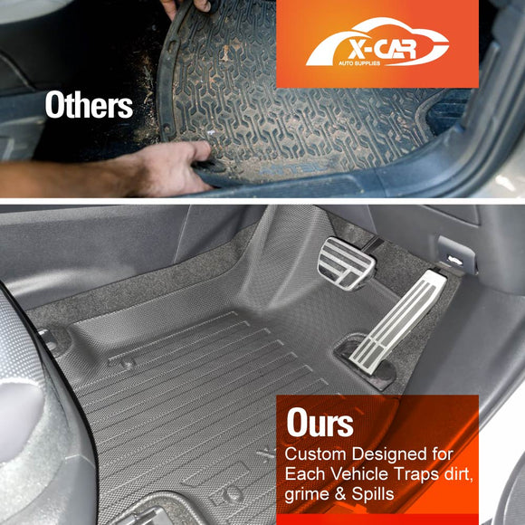 3D Floor Mats for Lexus NX Series NX250 NX350 NX350h NX450h 2022-Onwards All-Weather Car Liners