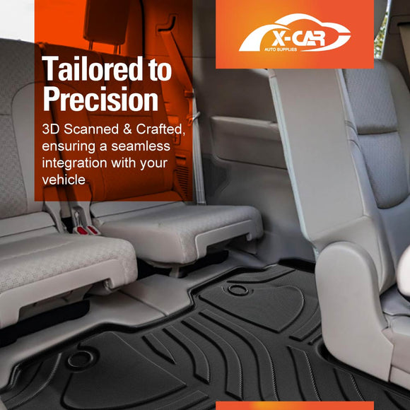 3D Floor Mats for Lexus LX Series LX500d LX600 2021-Onwards All-Weather Car Liners