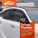 WeatherShields for Lexus RX RX350 RX500 2022-Onwards Car Weather Shields Wind Deflectors Sun Visors-11