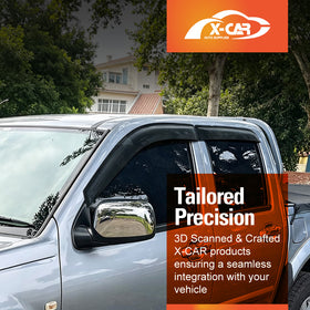 Weathershields for Holden Rodeo 2003-2008 RA Series Dual Cab Car Weather Shields Wind Deflectors Sun Visors - 0