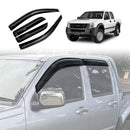 Weathershields for Isuzu D-MAX DMAX Dual Cab 2008-2012 Car Weather Shields Wind Deflectors Sun Visors-1