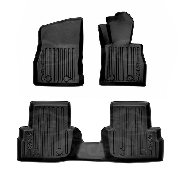 3D Floor Mats for Mazda 2 Hatch & Sedan 2014-Onwards DJ/DL Series All-Weather Car Liners