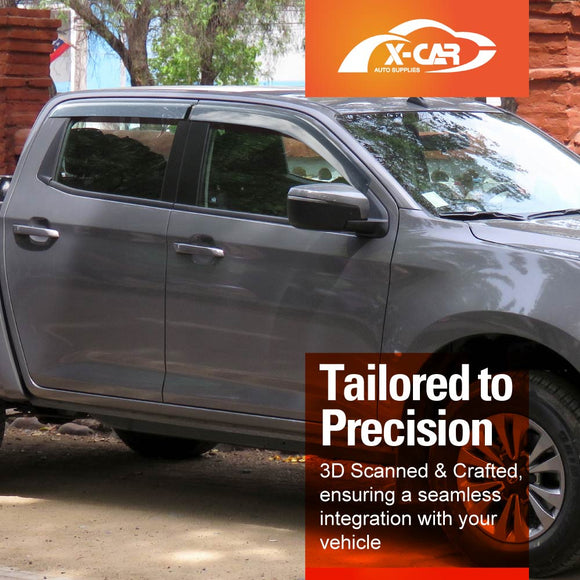 Weathershields for Mazda BT-50 BT50 Dual Cab TF Series 2020-Onwards Car Weather Shields Wind Deflectors Sun Visors
