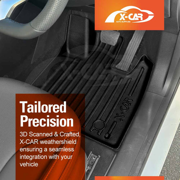 3D Floor Mats for MG HS Petrol 2024-Onwards All-Weather Car Liners