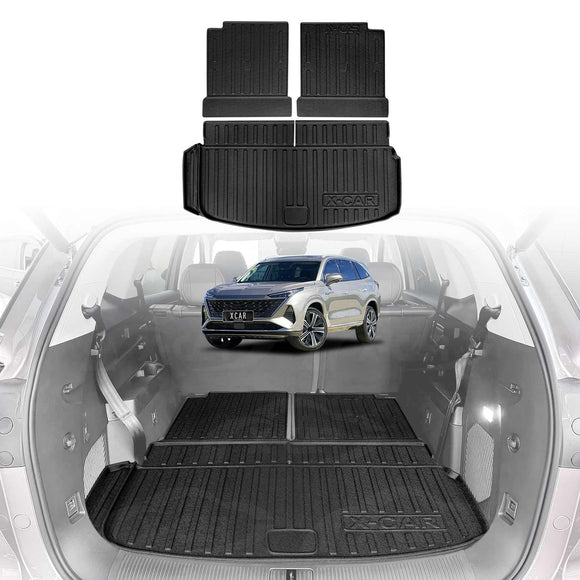 Boot Liners/ Back Seat Protector for MG QS 2025-Onwards All Weather Cargo Mats