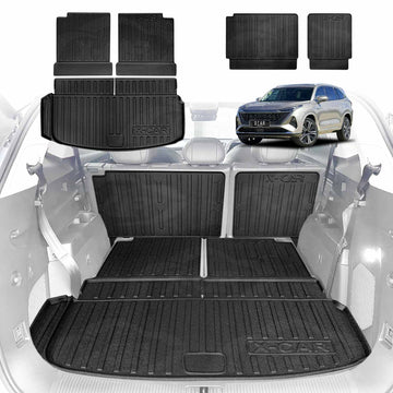 Boot Liners/ Back Seat Protector for MG QS 2025-Onwards All Weather Cargo Mats
